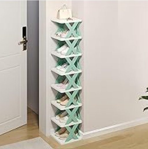 X-Shaped Shoe Rack