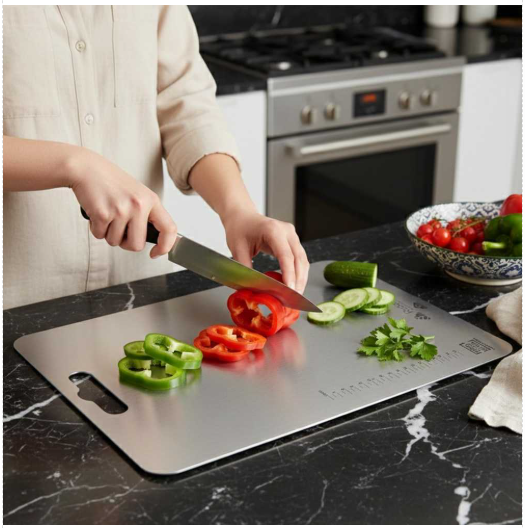 Stainless Steel Chopping Board for Kitchen