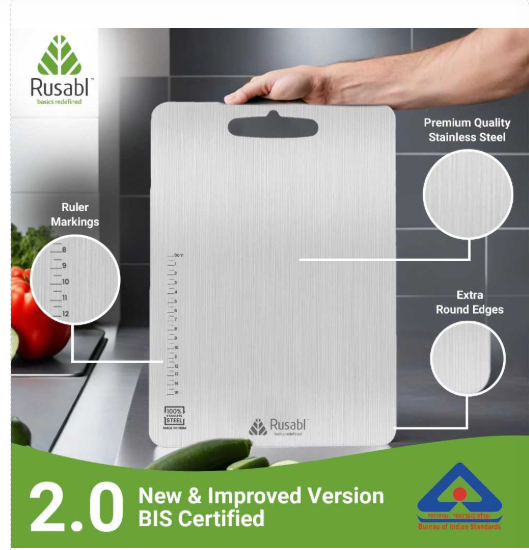 Stainless Steel Chopping Board for Kitchen