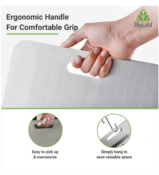 Stainless Steel Chopping Board for Kitchen