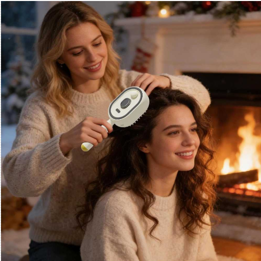 Steam Brush | Rechargeable Detangling Tool with Oil