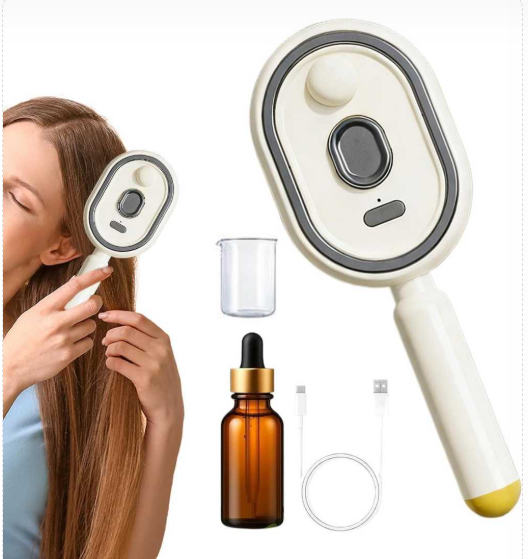 Steam Brush | Rechargeable Detangling Tool with Oil